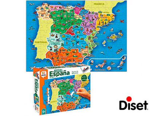 Jogo diset didatico provincias de espanha , Diset , 152368 , 8410446689424